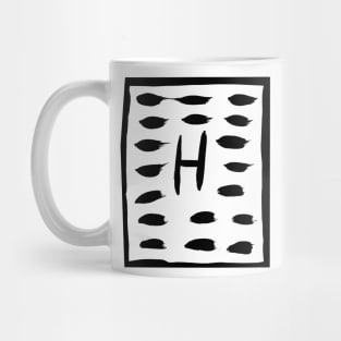 The letter H Mug